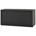 thumbnail image 2 of vidaXL Garden Storage Box Anthracite 116x44x55 cm, 2 of 5