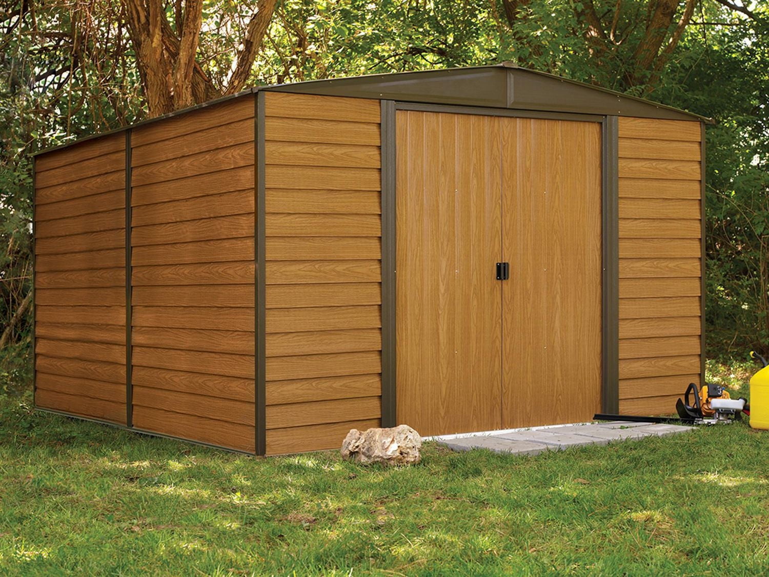Abri rangement acier Woodridge, 10 x 12