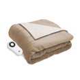 thumbnail image 1 of Serta Perfect Sleeper Couverture Chauffante Électrique Réversible Taupe 60 x 70, 1 of 1