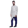 thumbnail image 2 of Atasi Printed Long Asymmetric Kurta Pajama Set For Men Party Wear Clothing, 2 of 4