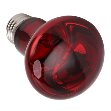 Red E27 Reptile Heat Bulb Night And Day, Warm Soft Light Reptile Heat Lamp Fixture, Heat Lamp For Amphibians, Animal