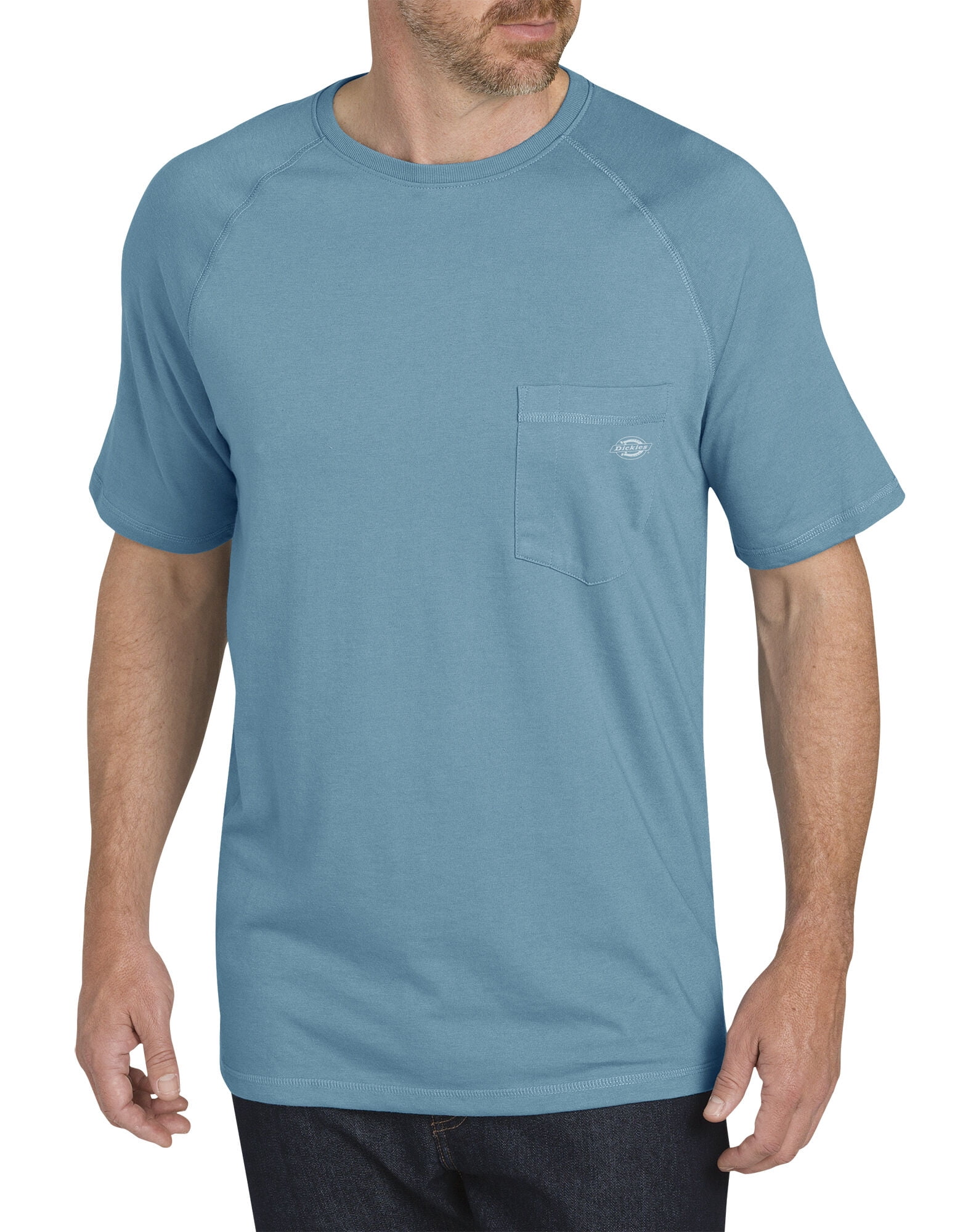Dickies Mens Temp-iQ Performance Cooling T-Shirt, 5XT, Jordy Blue