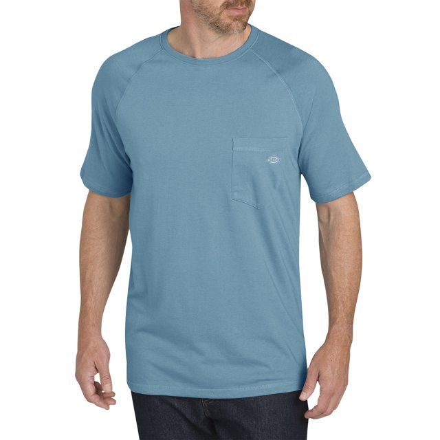 Dickies Mens Temp-iQ Performance Cooling T-Shirt, 4XL, Jordy Blue
