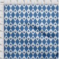 thumbnail image 4 of oneOone Velvet Blue Fabric Check Argyle Sewing Craft Projects Fabric Prints By Yard 58 Inch Wide, 4 of 4