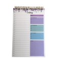 thumbnail image 1 of EGNMCR Back to School, Gift for Kids Weekly Plan B5 Flip Up Coil Notebook Schedule Book Color Portable Notebook Plan book, 1 of 2
