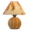thumbnail image 1 of MesaSe Bedside Lamp Warm White High Brightness Energy-saving USB Powered Detachable Decorative Rattan Pleated Umbrella Study Desk Lights LED Night Light for Living Room, 1 of 6