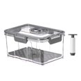 thumbnail image 1 of 2-Piece Vacuum Food Saver Set, BPA-Free Storage Jars with Hand Pump for Refrigerator or Pantry, 1 of 9