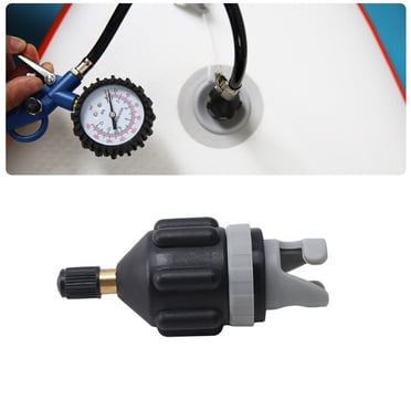 Riforla Inflatable Pump Adaptor Air Pump Converter,Standard Conventional Pump Adaptor Air Tools Black