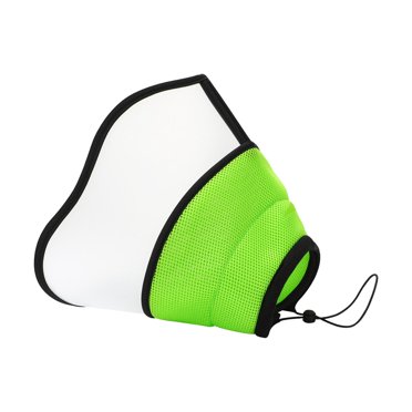 GROWTH TANK Dog Cat Cone Pet Recovery Collar Breathable Prevent from Licking Cats Protective XL Fluorescent Green