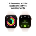 thumbnail image 3 of Apple Watch Series 11 GPS 46mm Rose Gold Aluminium Case with Light Blush Sport Band - S/M, 3 of 5