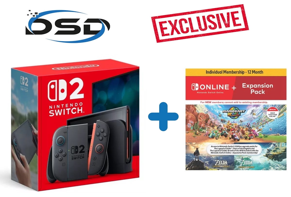 2025 Newest Nintendo Switch™ 2 System + 12 Month NSO+Expansion