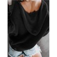 thumbnail image 3 of Femmes Cardigan à Capuche Pull Zip Cardigan à Capuche Pull Zip Ample Top Femmes Cardigan à Capuche Femmes Casual Top Femmes Cardigan à Capuche Pull à Capuche Peau Douce Décontractée, 3 of 6