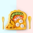 thumbnail image 4 of Tableware Category Childrens Plates Set - Dinosaur Dinner Trays Featuring Exquisite Tableware and Practical Design for Kids, 4 of 7