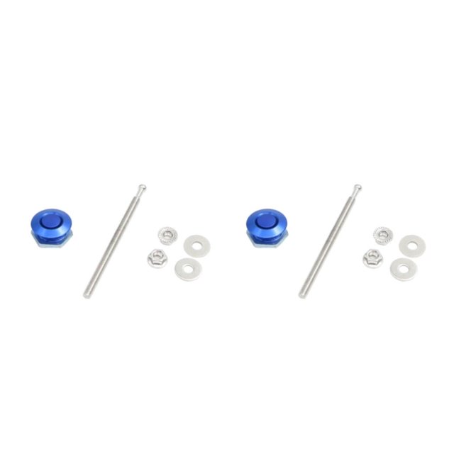 Ruiboury Lightweight Hood Lock For Car Modification Security Sleek Affordable blue DP17-25 2Set