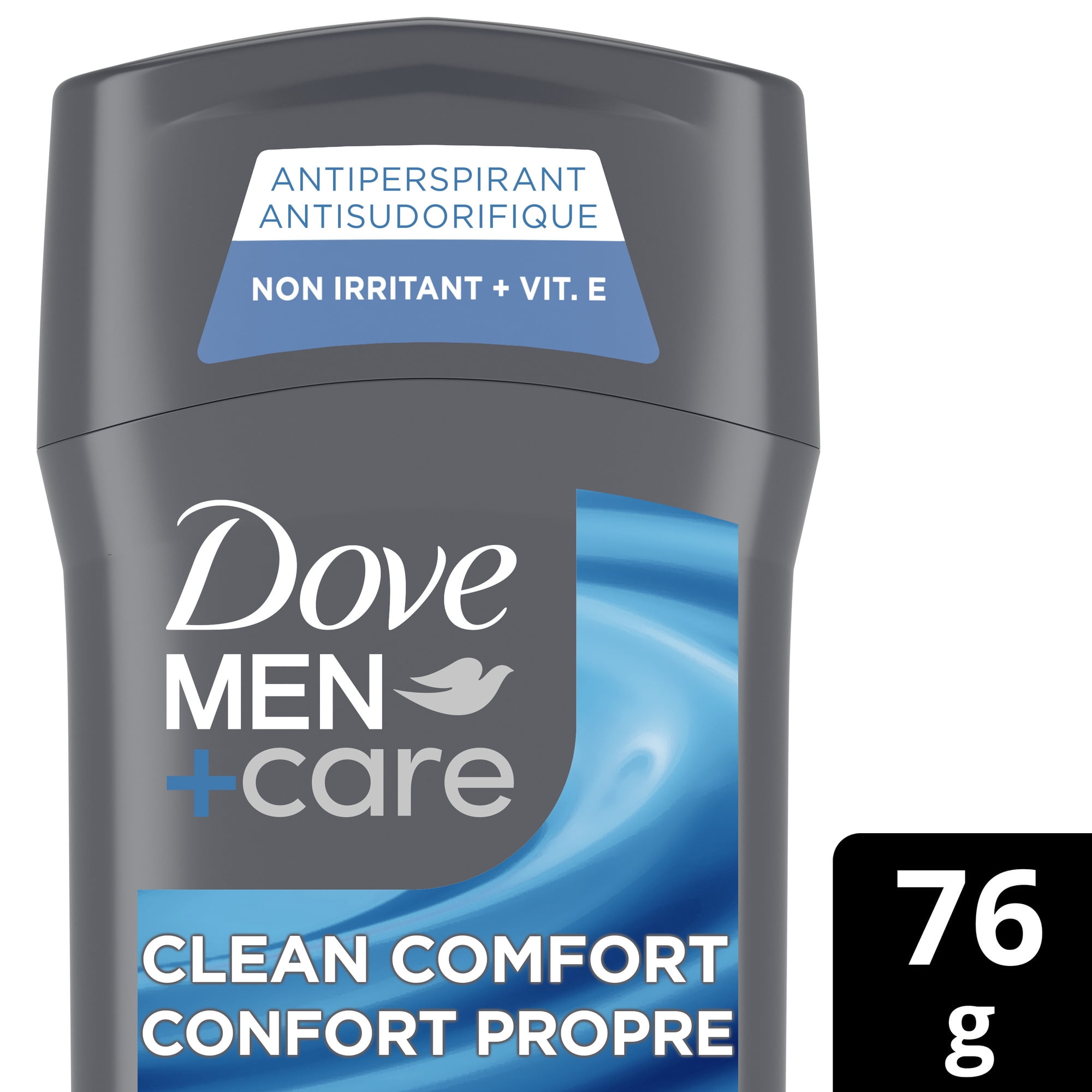 Dove Men+Care Antisudorifique en Bâton Protection 72 H Confort Propre, 76 g