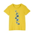 thumbnail image 1 of T-shirt en Coton pour Garçons Filles Tout-Petits Enfants Col Rond Manches Courtes T-Shirt Imprimé Haut 1 Pce, 1 of 6
