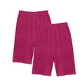 thumbnail image 4 of Birdeem Short pour Filles Mode Décontractée Printemps et Été Uni Taille Élastique Short pour Enfants, 4 of 5