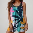 thumbnail image 3 of UPPADA Two Piece Tankini Swimsuits for Women High Waisted 2 Piece Bathing Suits Floral Print Tankini Set Tummy Control Modest Swimwear for Holiday Junior Swimsuit Multicolor,M, 3 of 6