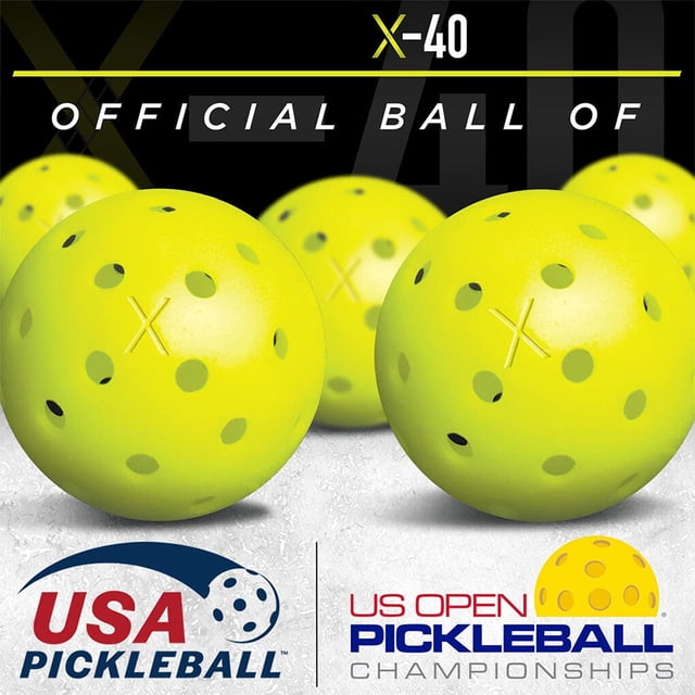 pitrice 6 Pcs/ensemble Balles de Pickleball Professionnelles de Rechange 40 Trous Réutilisables Balles de Pickle d'Entraînement Assorties Kit Cadeau d'Anniversaire Jaune