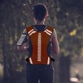 thumbnail image 4 of WHAMVOX 1Pc Luminous Orange Reflective Vest for Cycling Running with Quick Dry Fabric, 4 of 5