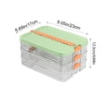 thumbnail image 4 of Nilvkv Refrigerator Food Storage Box with Lid Household Food Grade Kitchen Refrigerator Organizer, 4 of 6