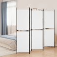 thumbnail image 1 of vidaXL 5-Panel Room Divider White 250x180 cm Fabric, 1 of 5