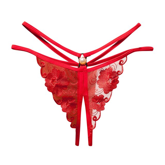 WTXUE sous-Vêtements / Culottes String pour Femmes Culottes String en Dentelle Femmes / 1 Pce