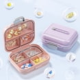thumbnail image 2 of FHBVT Safe Portable Medication Organizer 7 Days 3 Meals a Day Pill Reminder Box Compact Mini Candy Size for Travel Daily Use Elderly Adults Medication Management Small Pill Dispenser Storage Box, 2 of 4