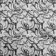 thumbnail image 1 of oneOone Cotton Silk Gray Fabric Abstract Sewing Material Print Fabric By The Yard 42 Inch Wide, 1 of 4