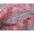 thumbnail image 4 of oneOone Silk Tabby Fabric Peacock Block Print Fabric By The Yard 42 Inch Wide, 4 of 4