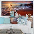 thumbnail image 1 of Design Art - Stunning Ocean Beach at Sunset, 1 of 3