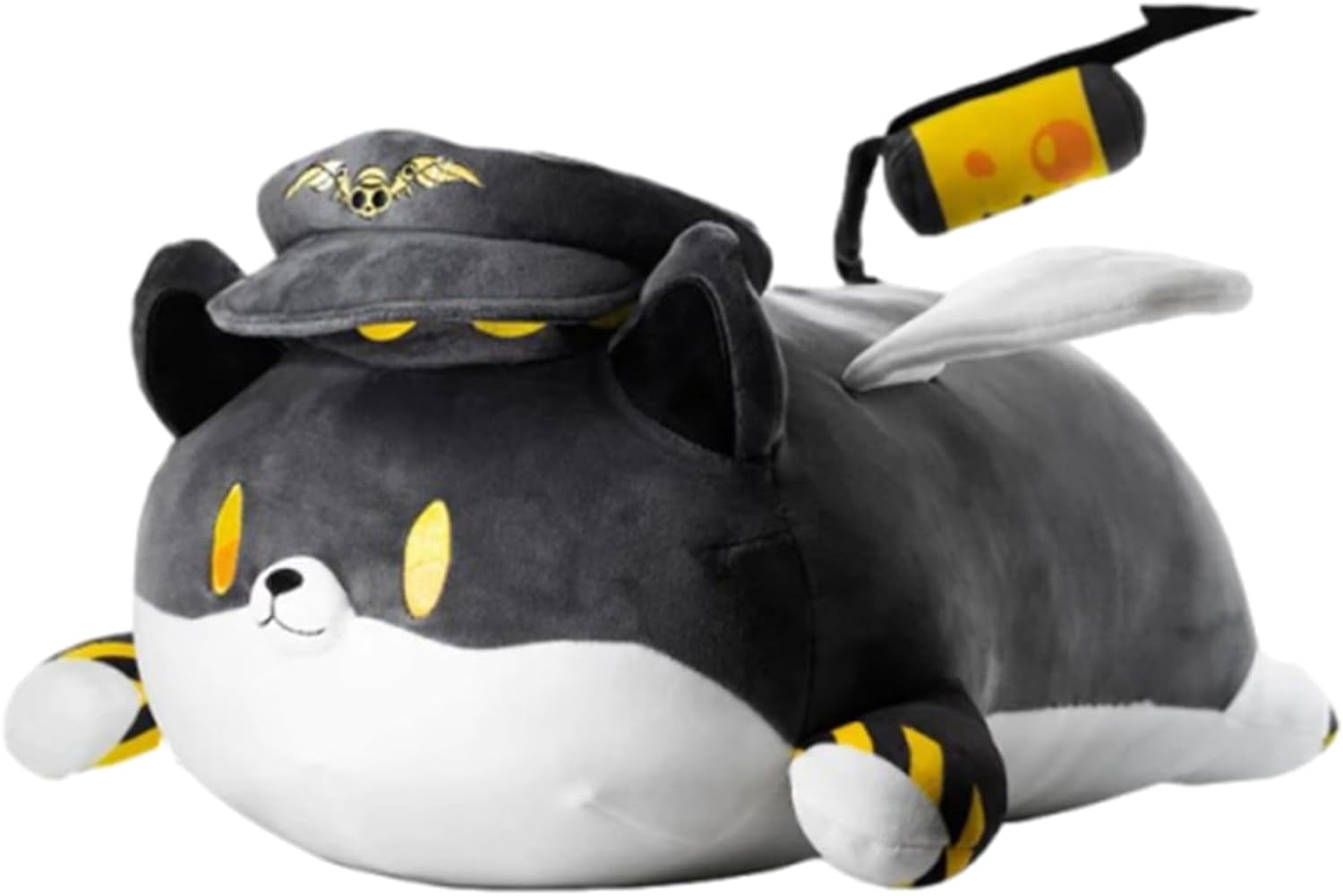 LAICAIW Jouet en Peluche d'Animation de Meurtre, Poupée en Peluche de Drones de Meurtre, Policier Chat Enfants Peluche Animation de Meurtre Peluche Douce, Poupée en Peluche Chat, Peluche Animale au Design de Chat Confortable, Figu d'Animation
