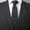 Dark Gray, variant on Men's Casual Knit Tie Slim Solid Color Necktie for Wedding Event Stylish Business Accessories