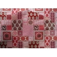 thumbnail image 4 of oneOone Cotton Silk Maroon Fabric Patchwork Craft Projects Decor Fabric Printed By The Yard 42 Inch Wide-68, 4 of 5