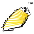 thumbnail image 2 of Flexibility Agility Ladder Nylon Strap Jumping Ladder Speed Training Fitness Stair, 2M, 4Rung, 2 of 10