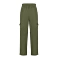 thumbnail image 2 of Men's Rope Loosening Waist Track Pants Short Solid Color Pocket Trousers 12 Gift Loose Sports Trousers, 2 of 8