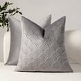 thumbnail image 1 of Tyidzon Pillow Covers Velvet Embossed Pillow Double-sided Different Pattern Cushion Cushion Cover, 1 of 1
