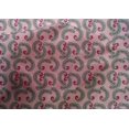 thumbnail image 4 of oneOone Cotton Silk Fabric Leaves & Swirl Block Print Fabric BTY 42 Inch Wide, 4 of 4