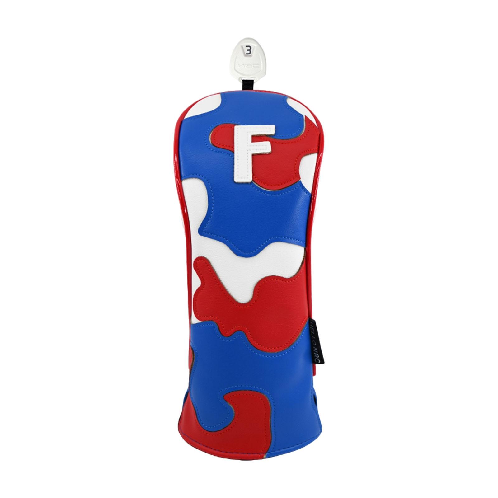 Siruishop Housse de Tête de Club de Golf Mode Doublure Protection Manche Accessoires de Golf FW