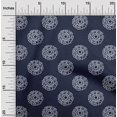 thumbnail image 1 of oneOone Organic Cotton Poplin Twill Fabric Floral Block Printed Craft Fabric BTY 42 Inch Wide, 1 of 4