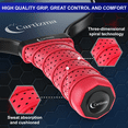 thumbnail image 3 of CARTIZMA Ensemble de Palettes de Pickleball en Fibre de Carbone, Conception Ergonomique, Ensemble de 6 Pcs, 3 of 5