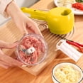 thumbnail image 1 of Antqov 3 In 1 Portable Vegetable Cutter Set,Vegetable Cutter Mini Wireless Garlic Mud Masher,Wireless Food Processor for Garlic Pepper Chili Celery, Home Accessories, 1 of 8