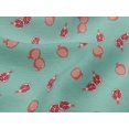 thumbnail image 4 of oneOone Viscose Jersey Fabric Pomegranate Fruit Printed Craft Fabric BTY 60 Inch Wide, 4 of 4