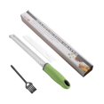 thumbnail image 1 of CHOK Râpe à Fromage Citron Zester & Heavy Duty & Râpe à Légumes Noix de Muscade à l'Ail Fruits Légumes Gingembre Râpe-Fromage Râpe & Acier Inoxydable Râpe Vert, 1 of 5