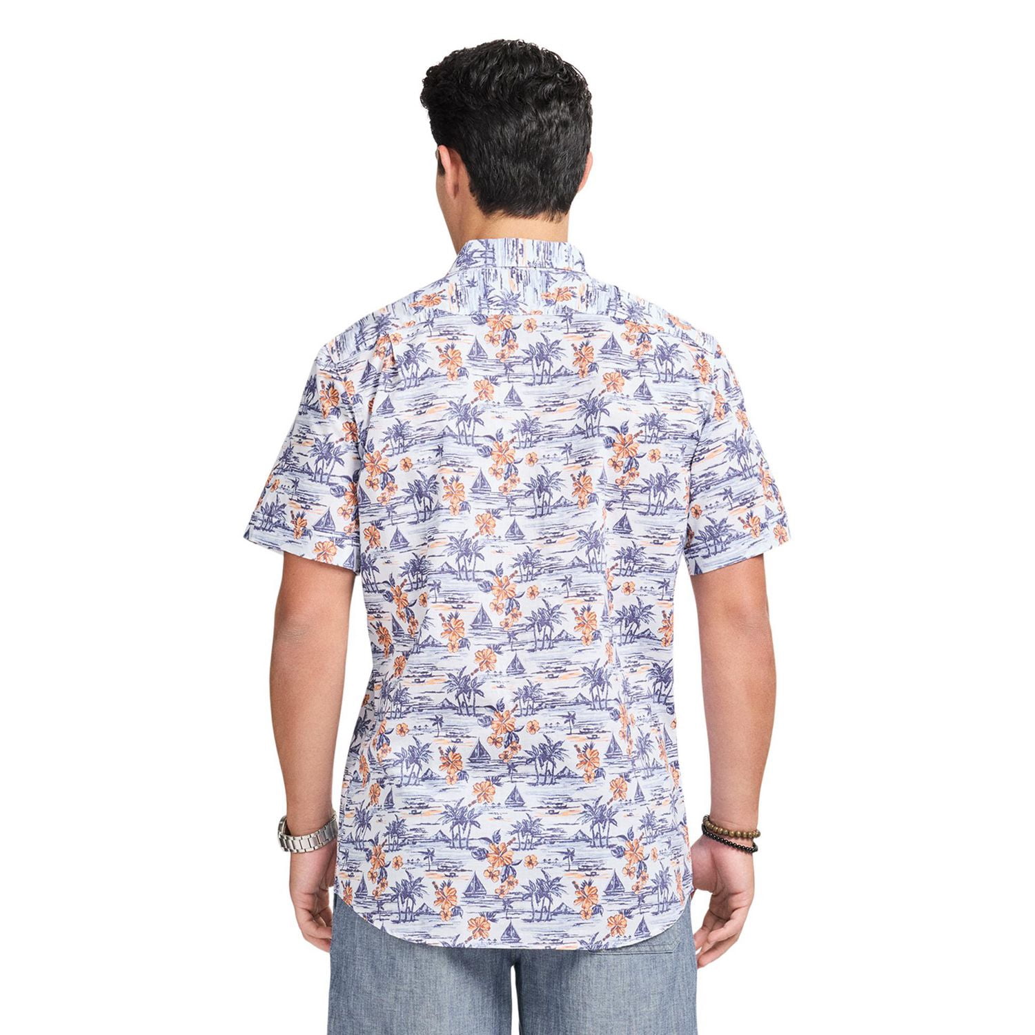 Dockside Chambray Short Sleeve Button Down Shirt