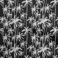 thumbnail image 1 of oneOone Rayon Black Fabric Tropical Tree Sewing Craft Projects Fabric Prints By Yard 56 Inch Wide, 1 of 4