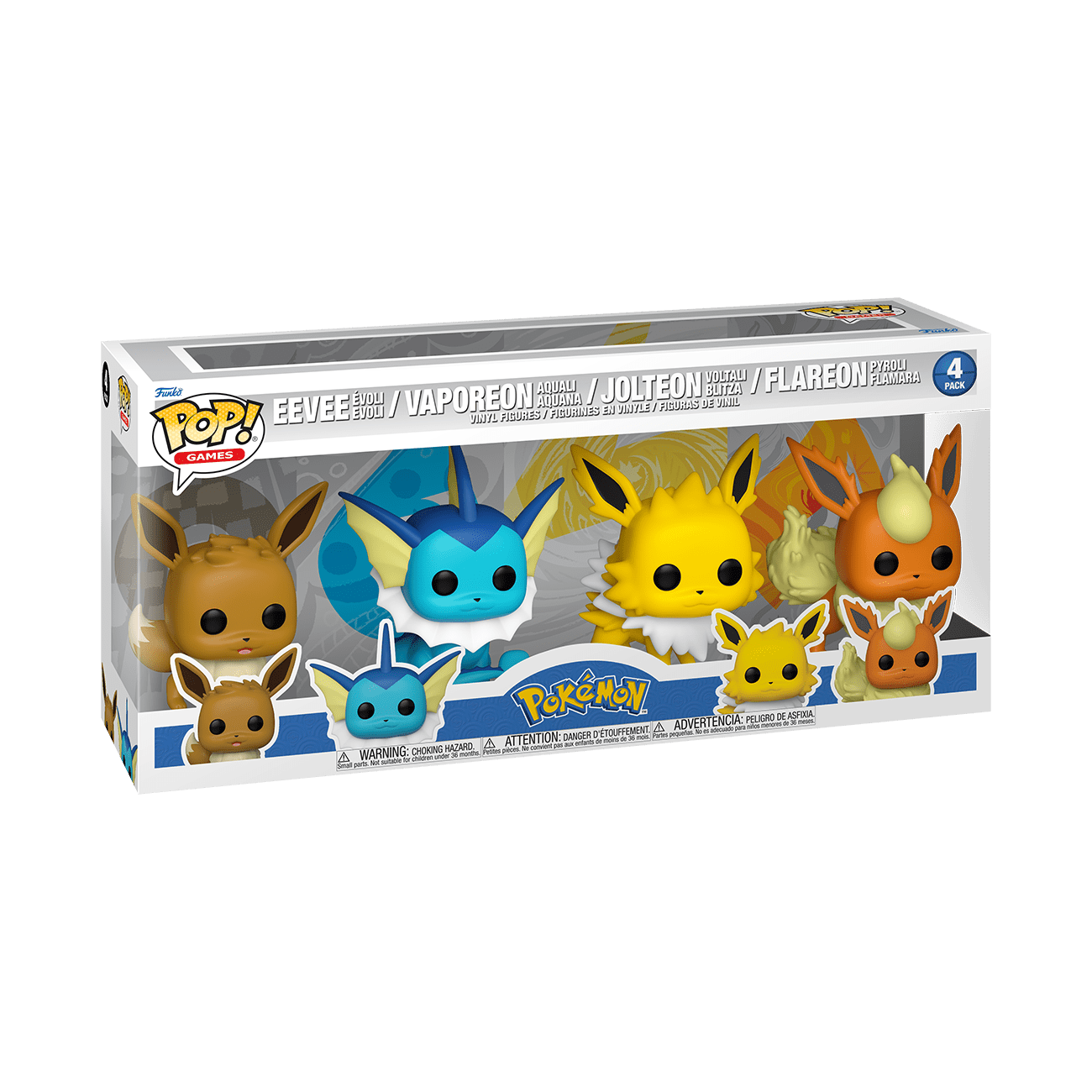 Pop Games: Pokemon- Eevee Evolution 4pk - Walmart.ca