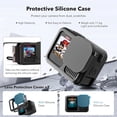 thumbnail image 2 of Accessories for GoPro Hero 13 Black, PU Mini Carrying Case, Silicone Sleeve Rubber Protective Case, Replacement Battery Side Cover, Lens Cap & Screen Protectors for Go Pro 13 Accessories Kit, 2 of 6