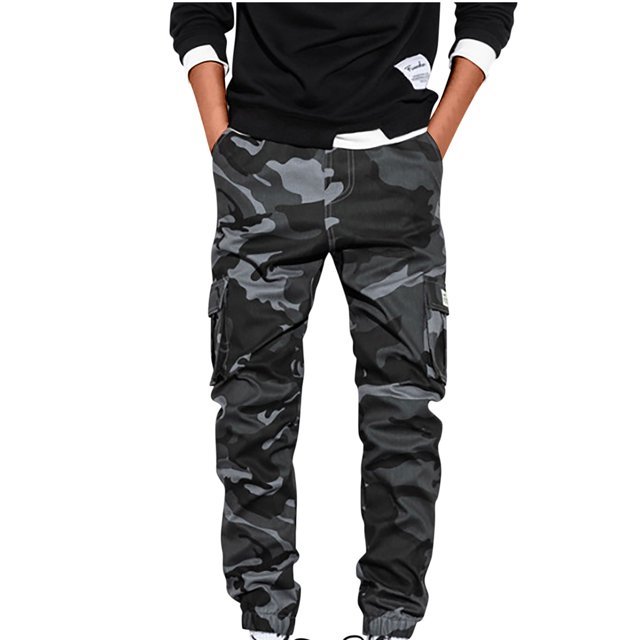 Birdeem Mens Side Pockets Small Feet Tight Fitting Pants Full Length Pants