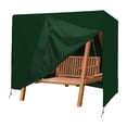 thumbnail image 2 of LSLJS Outdoor Dirt Proof Tripartite Seater Trapeze Chair Cover Porch Trapeze Cover for Outdoor Furniture Protection, Dust Cap, 2 of 5